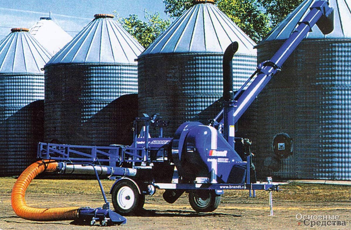 Вакуумный перегрузчик зерна