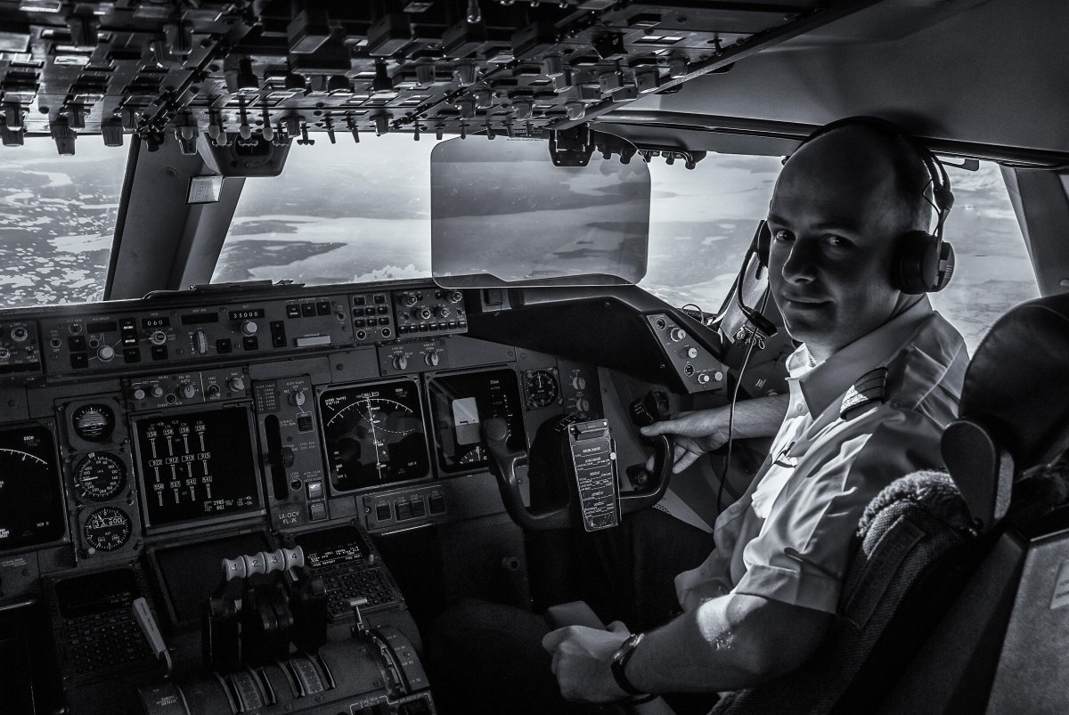 Боинг 747 кабина