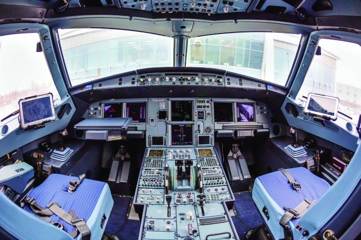 Airbus a320neo кабина