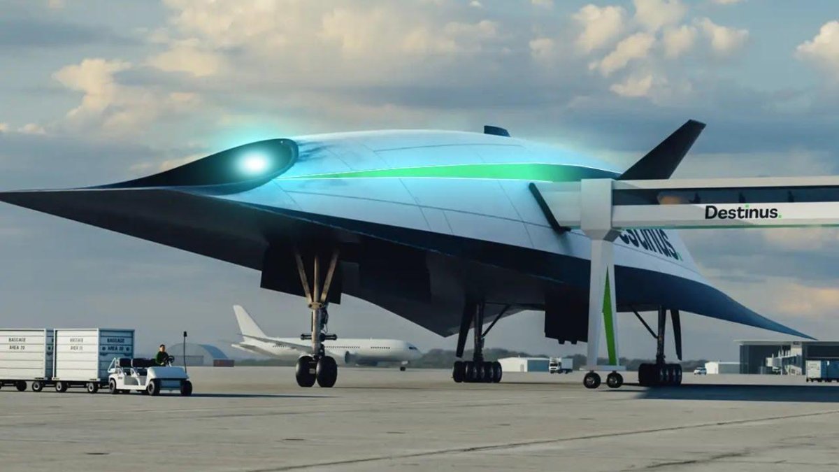 Самолёт Конкорд и ту 144