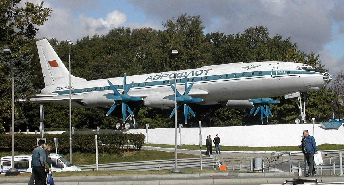 Ту 114 в Домодедово