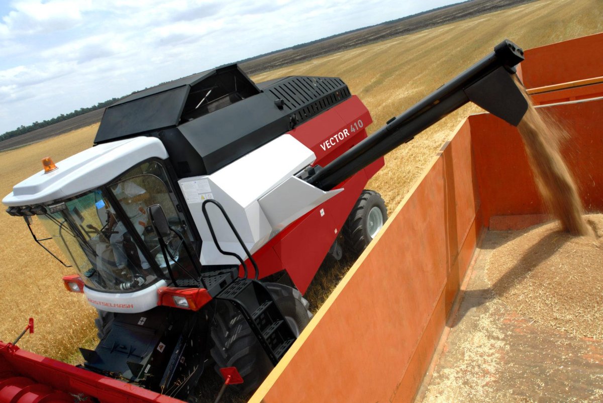 Зерноуборочные комбайны vector 410