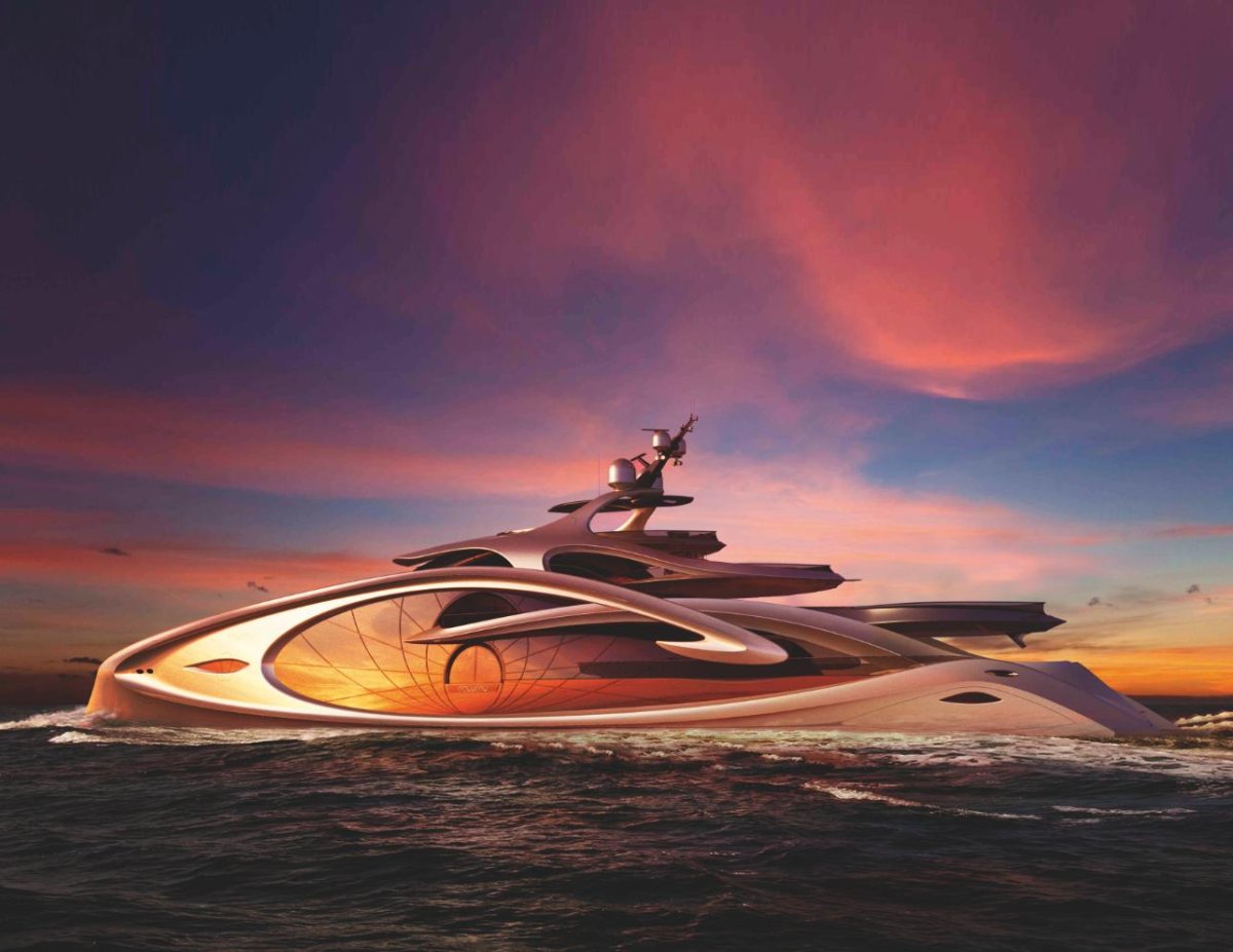 Яхта Sovereign Gray Design 105m