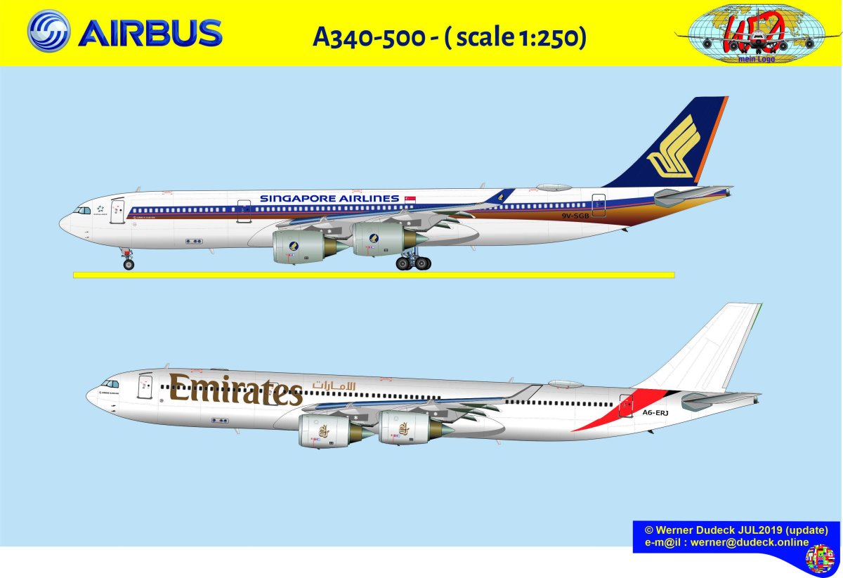 Airbus a340-500 Emirates