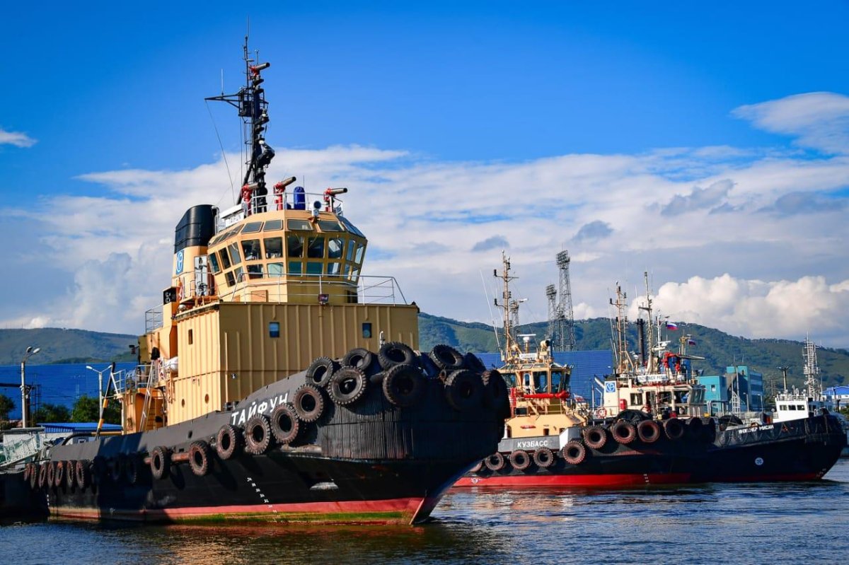 Буксир Тайфун Восточный порт