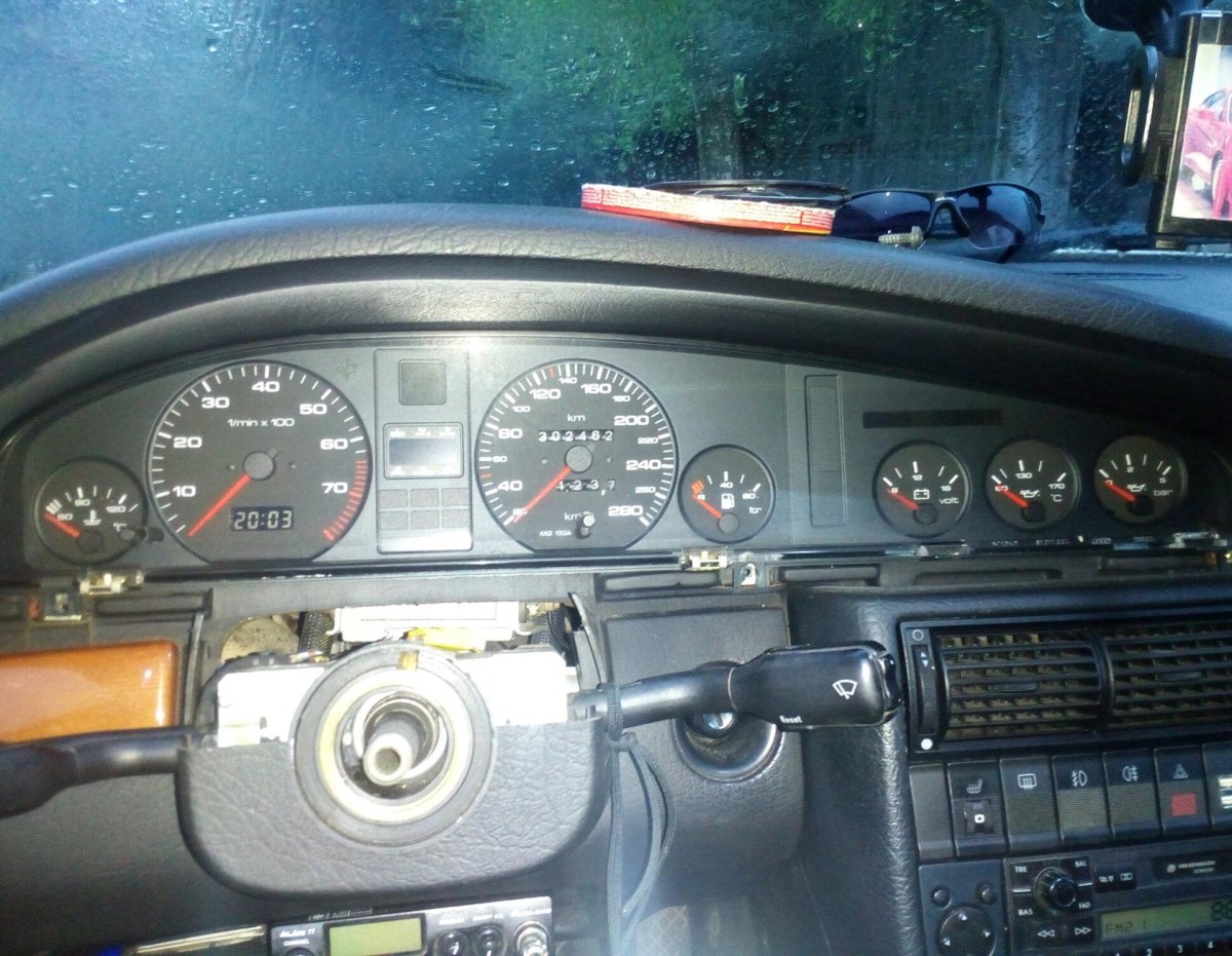 Приборная панель Ауди 100 с3