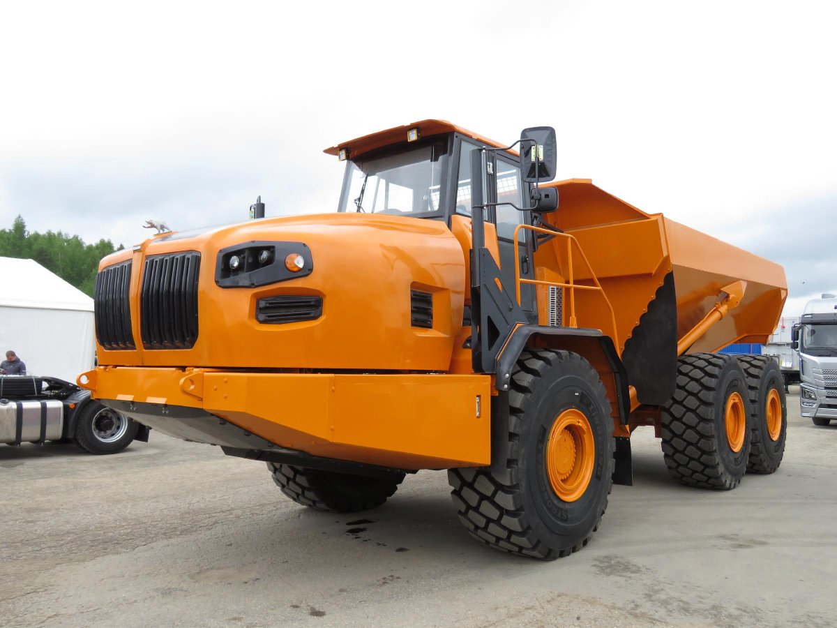 Сочлененный самосвал Тонар т-35