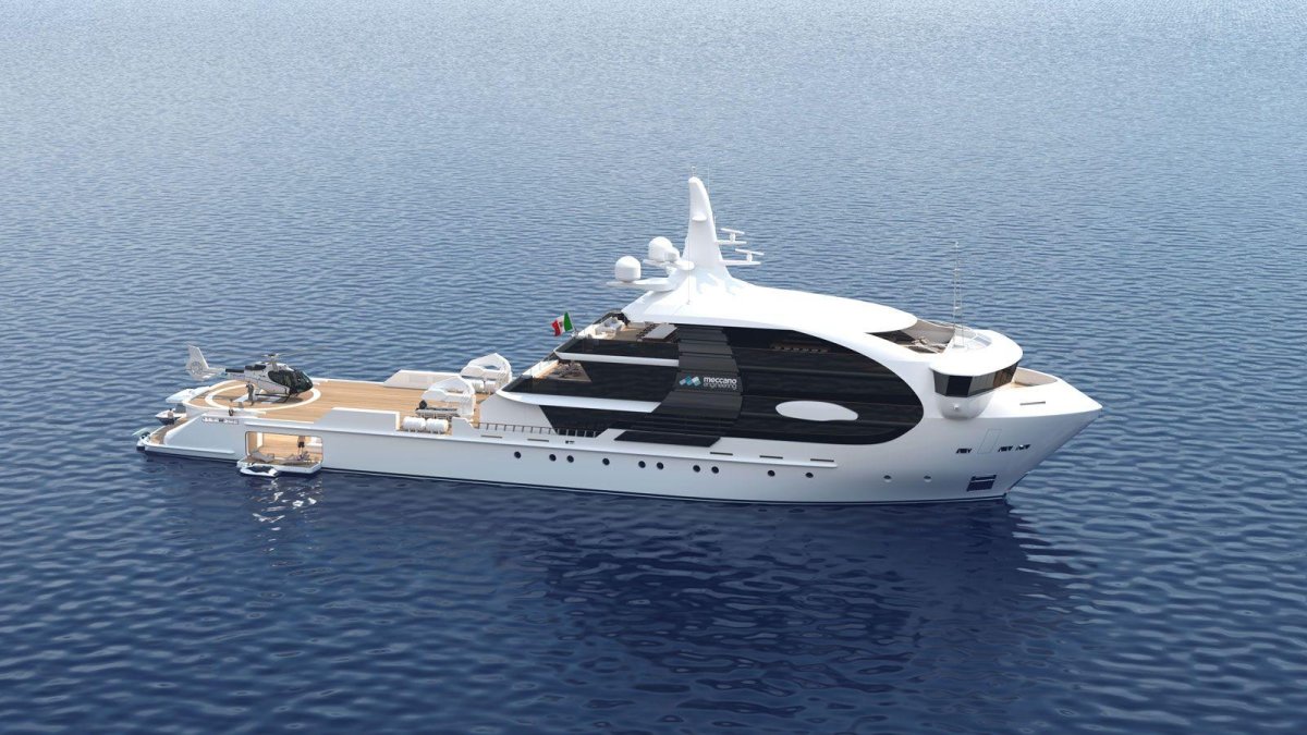 Яхта индиго