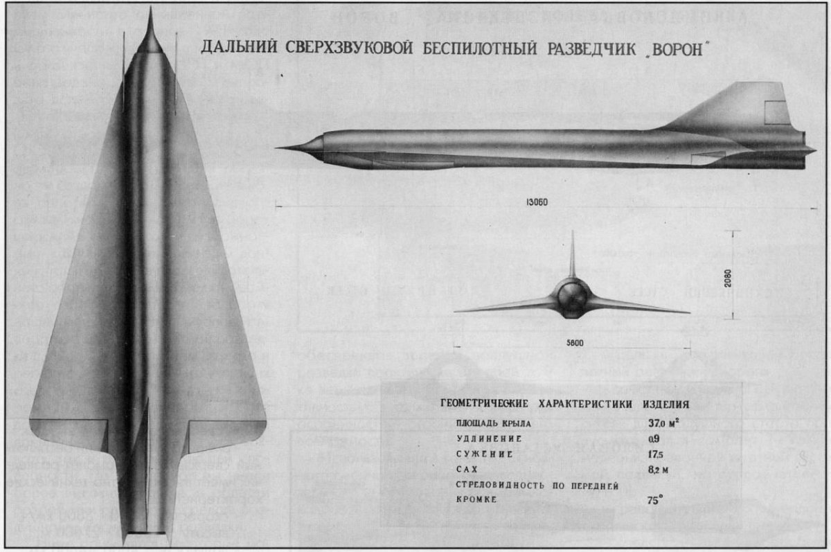 Беспилотник ворон СССР