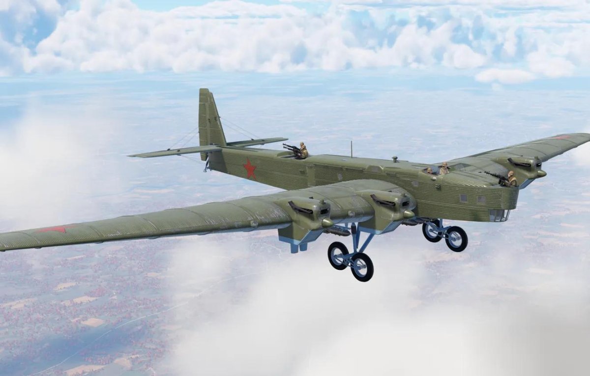 ТБ-3 бомбардировщик