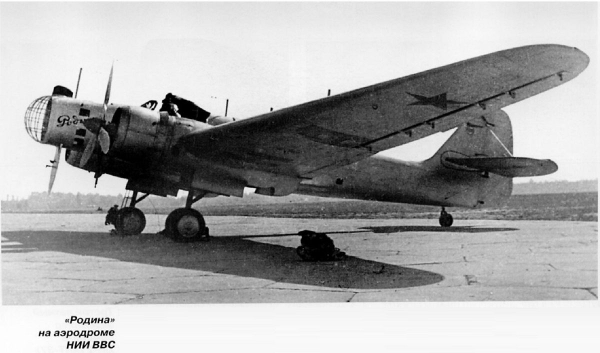 Самолет ант-37 бис Родина