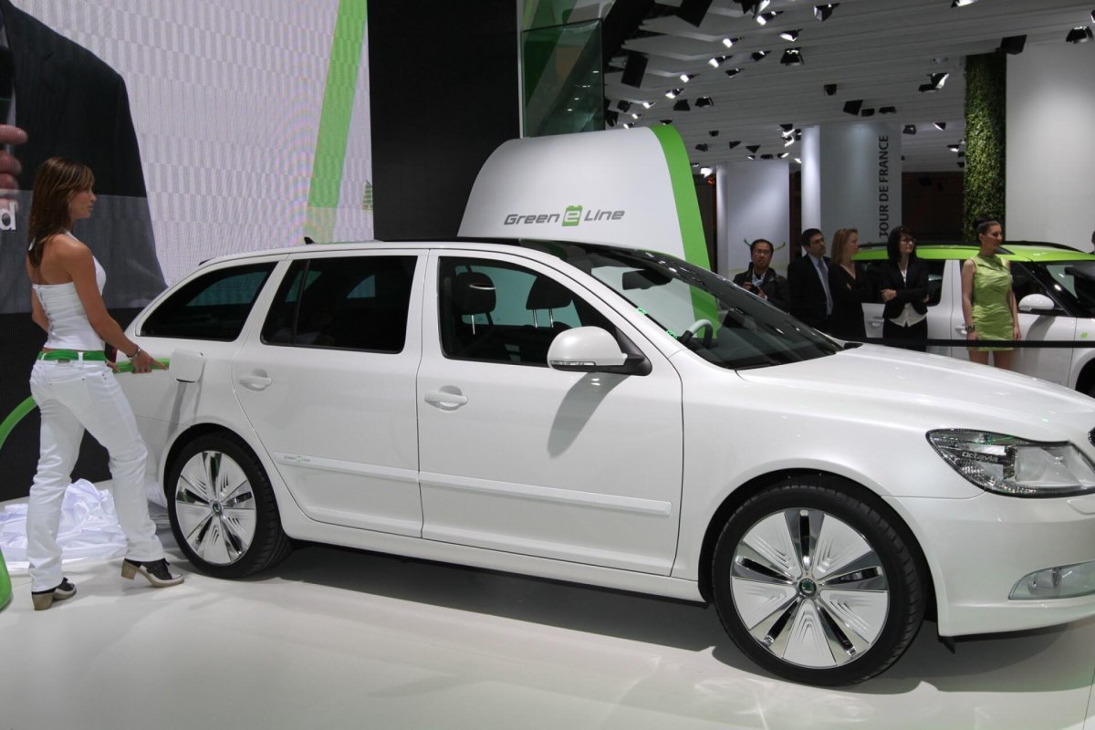 Шкода электромобиль