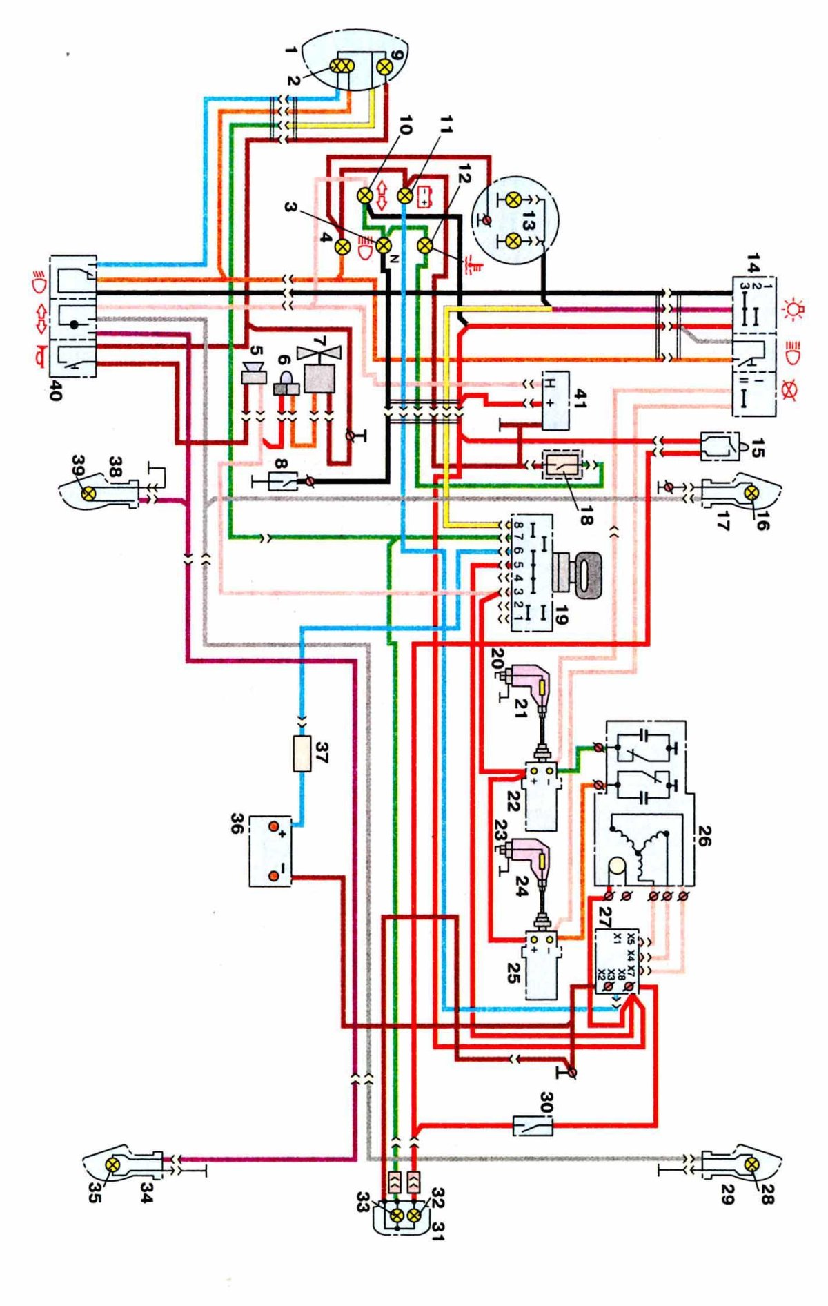 Электрооборудование на мотоцикл ИЖ Юпитер 5