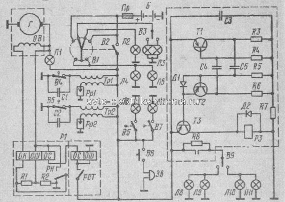 Электросхема иж3