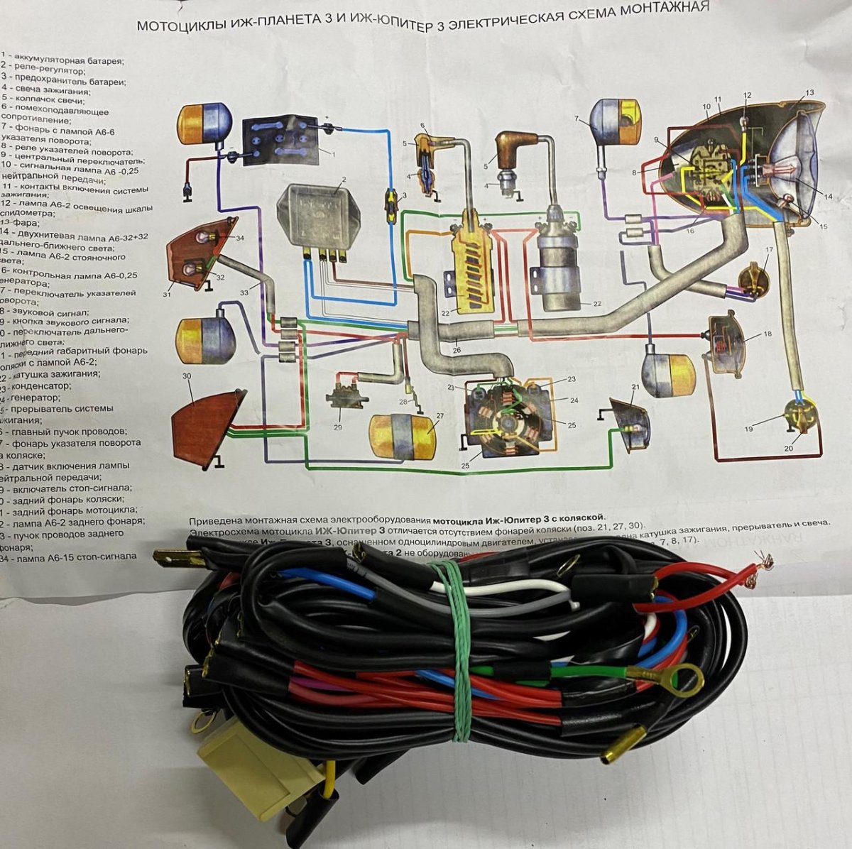 Проводка ИЖ Планета 5