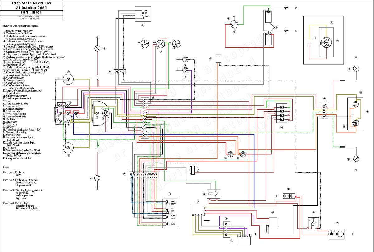 Электрическая проводка ИЖ Планета 5