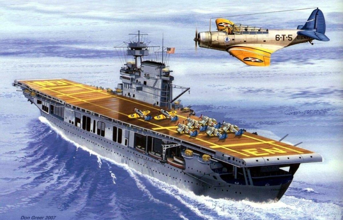 Авианосец Энтерпрайз CV-6