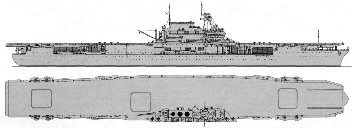 Авианосец Йорктаун 1942