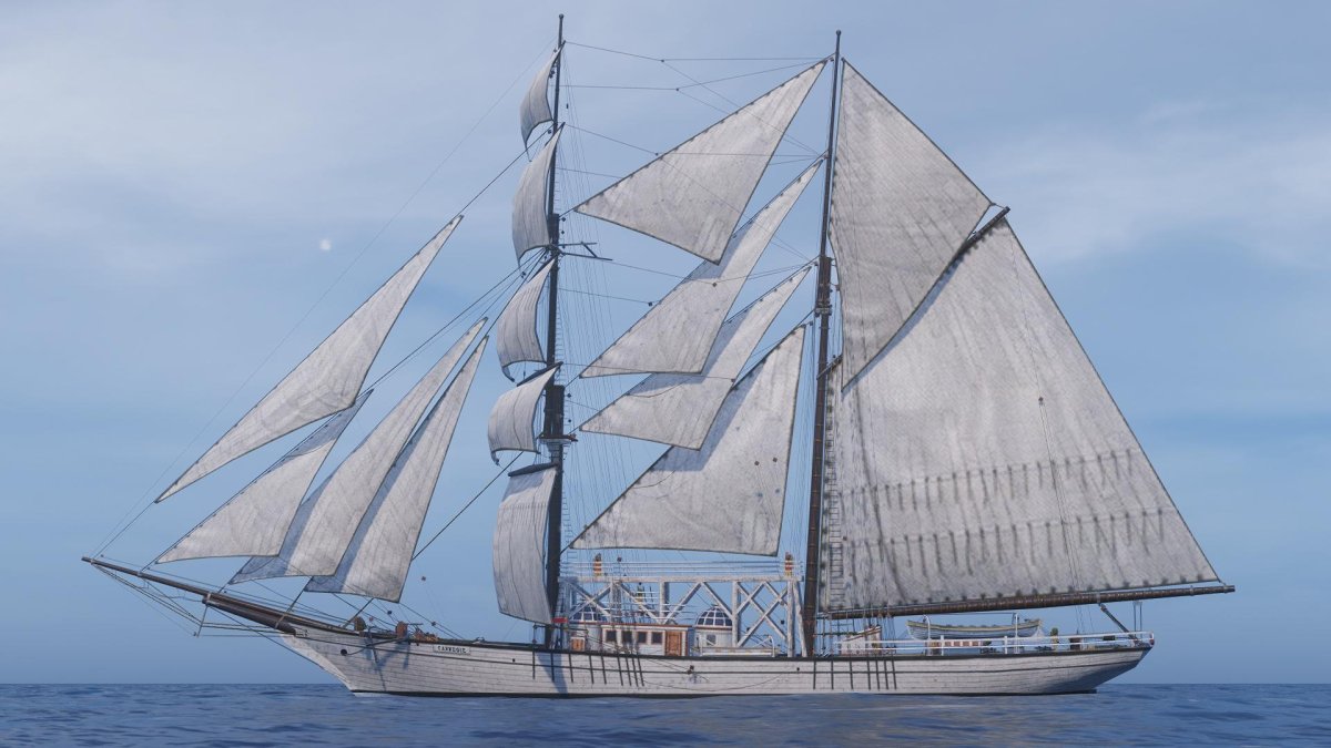 Бригантина Двухмачтовая корабль