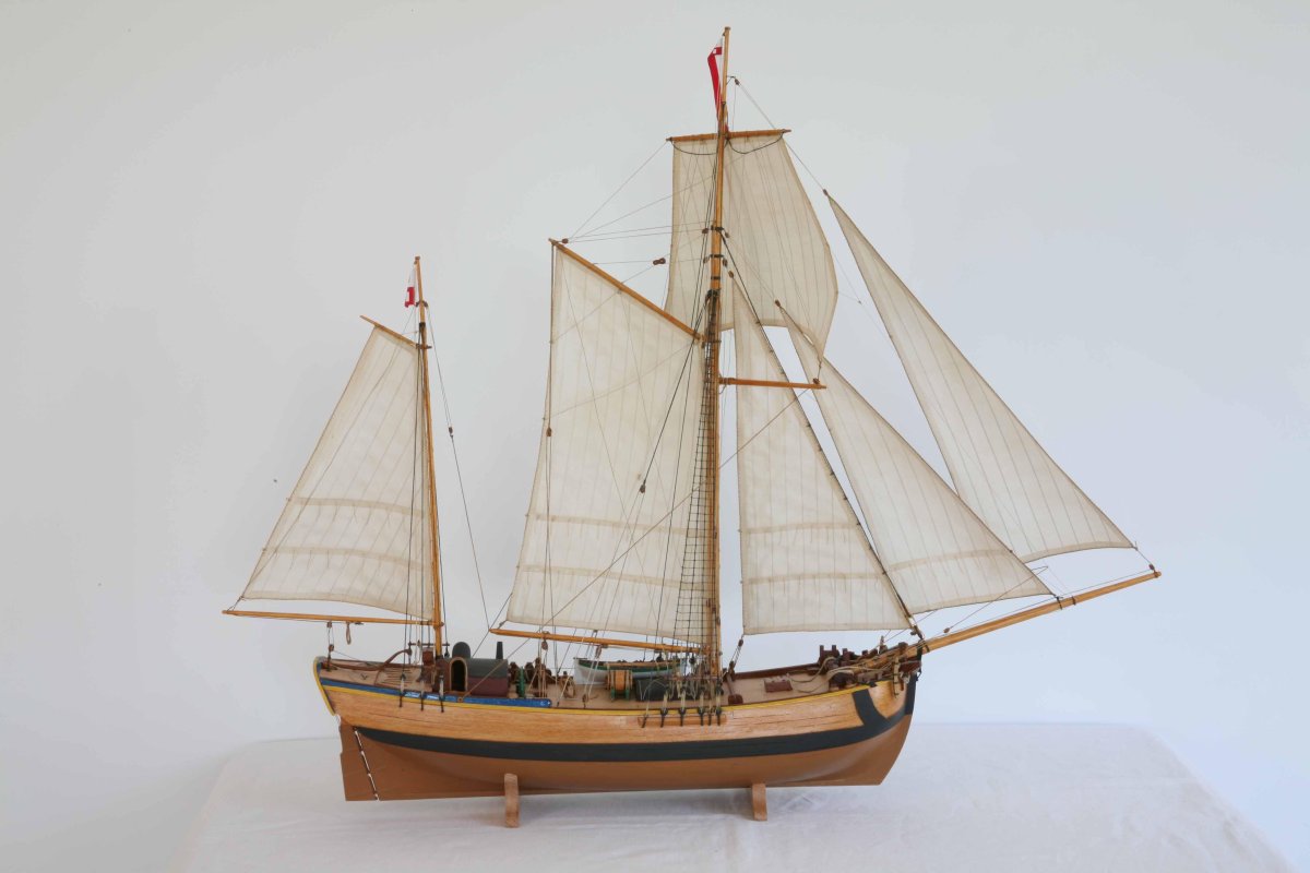 Парусник шхуна 17 века