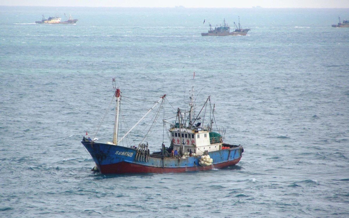 Китайские рыболовные суда