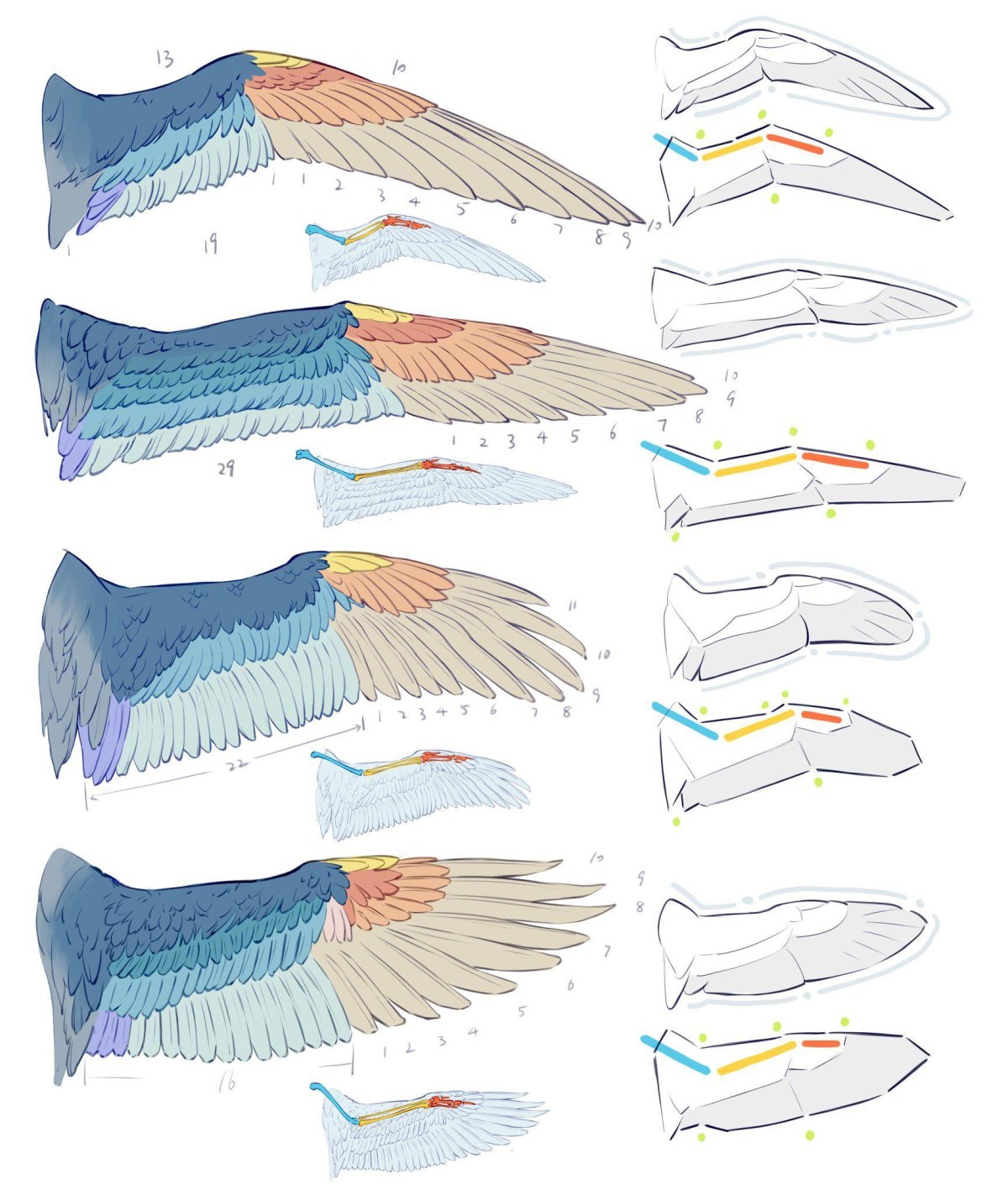 Крылья ангела референс