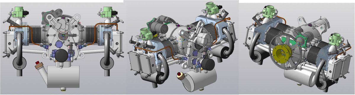 Двигатель Икаруса оппозитный