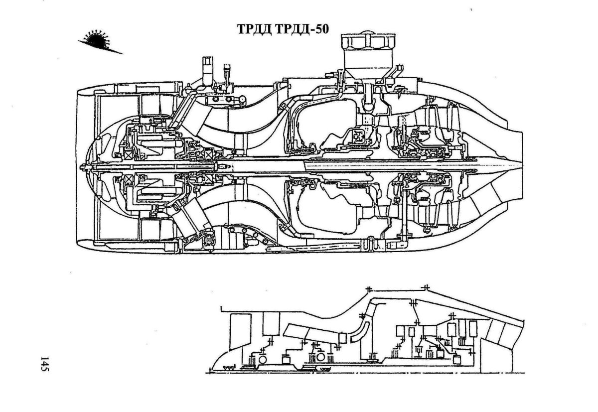 ТРДД-50мт двигатель