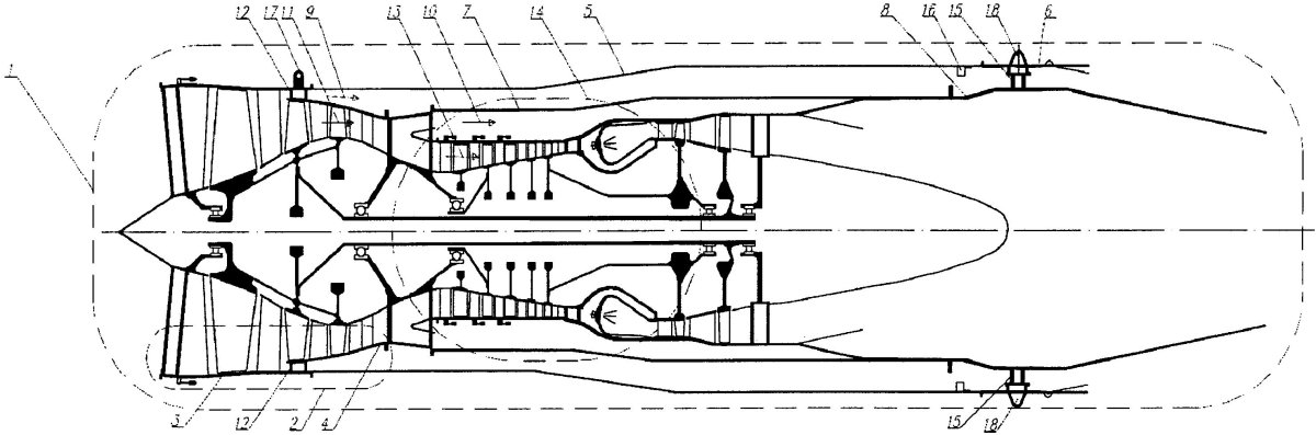 Трёхконтурный турбореактивный двигатель