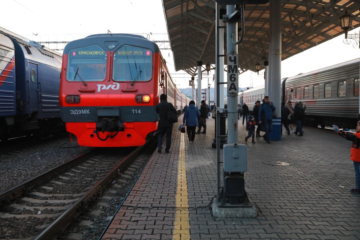 Поезд РЖД Красноярск