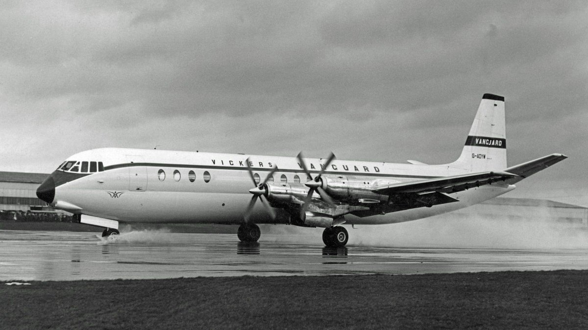 Виккерс Вэнгард самолет