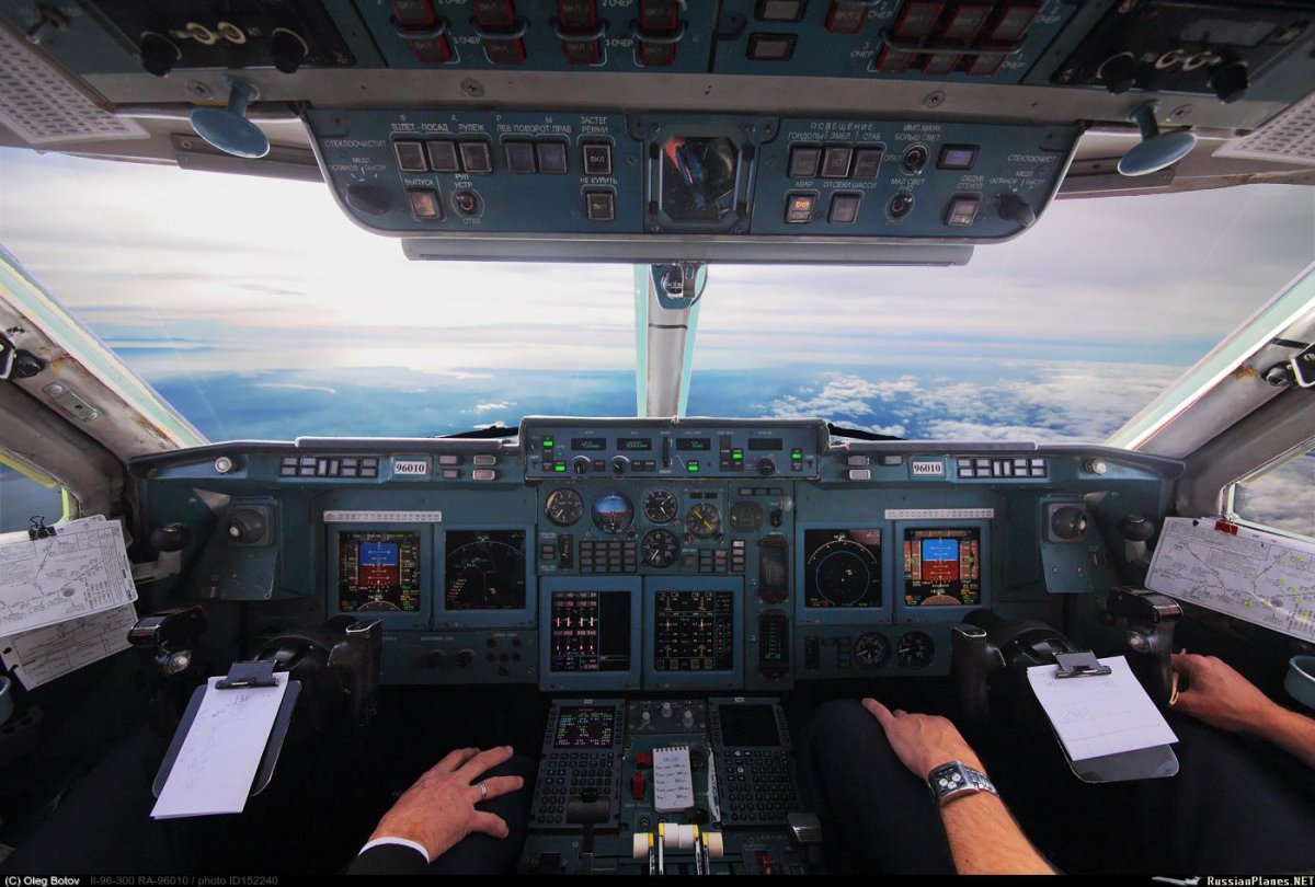 Ил 96 400 кабина