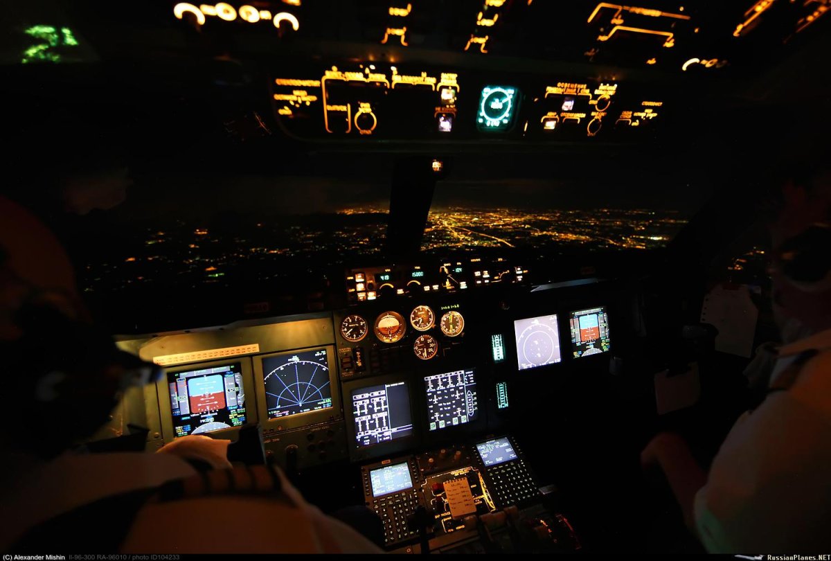 Ил 96 400 кабина