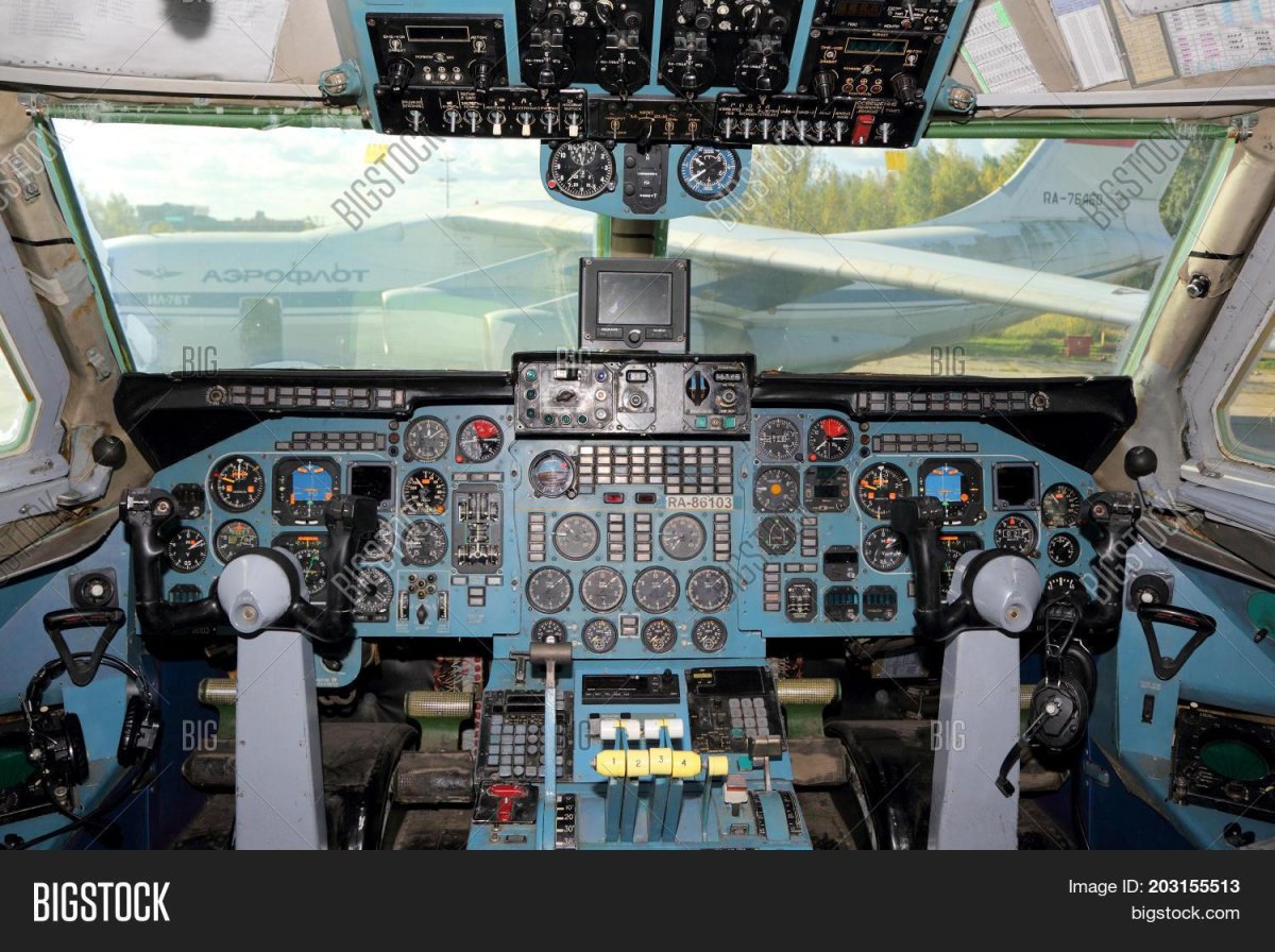 Ил-86 кабина