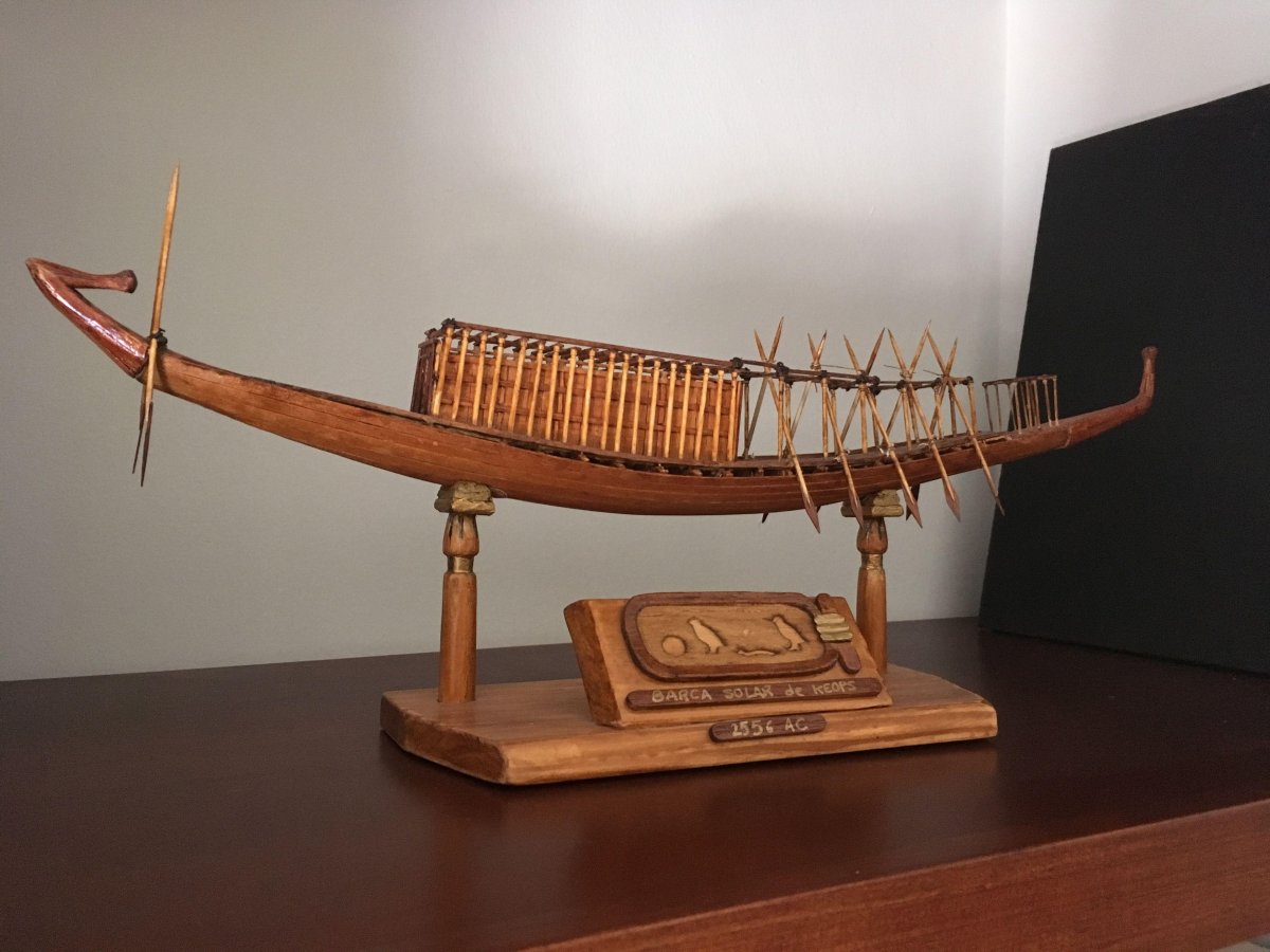 Корабль древних египтян