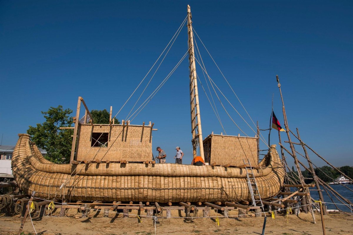 Папирусные лодки древнего Египта