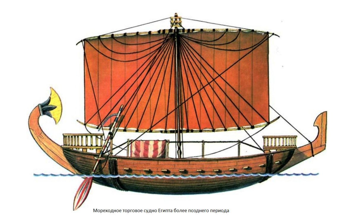 Финикийский торговый корабль