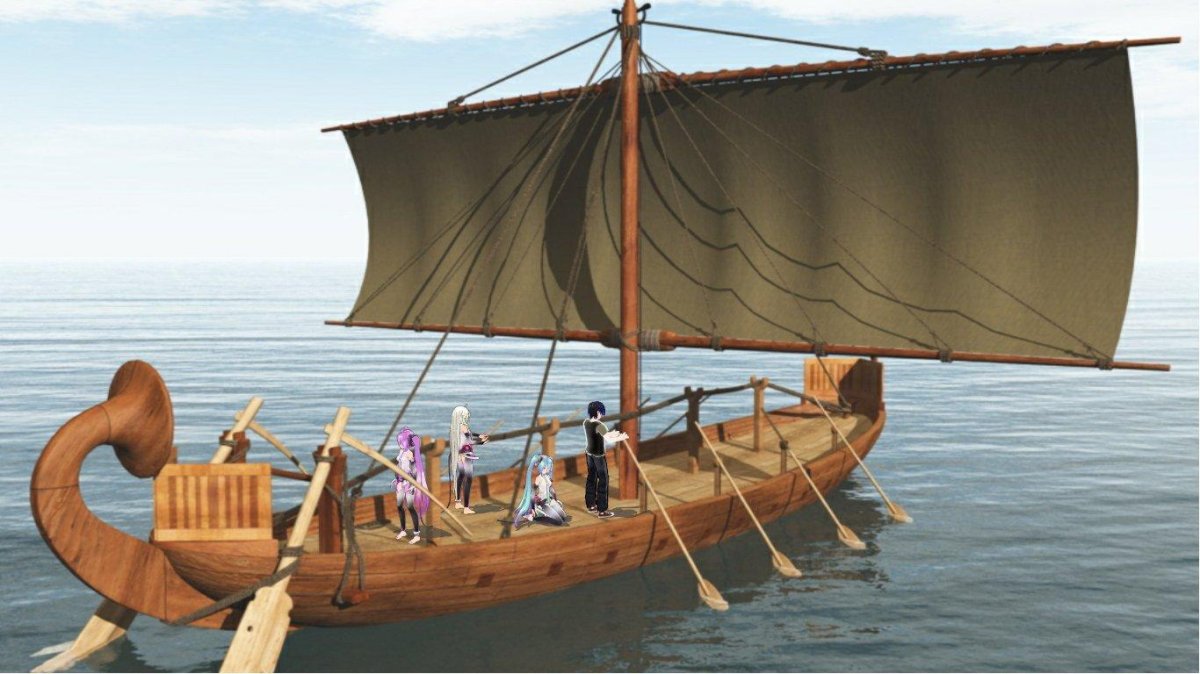 Лодки древнего Египта