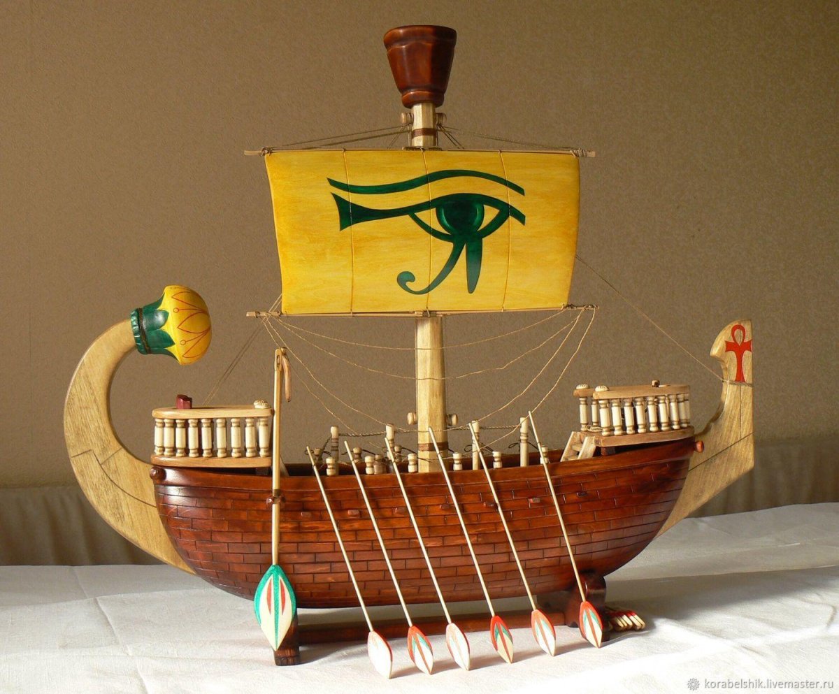 Папирусные лодки древнего Египта