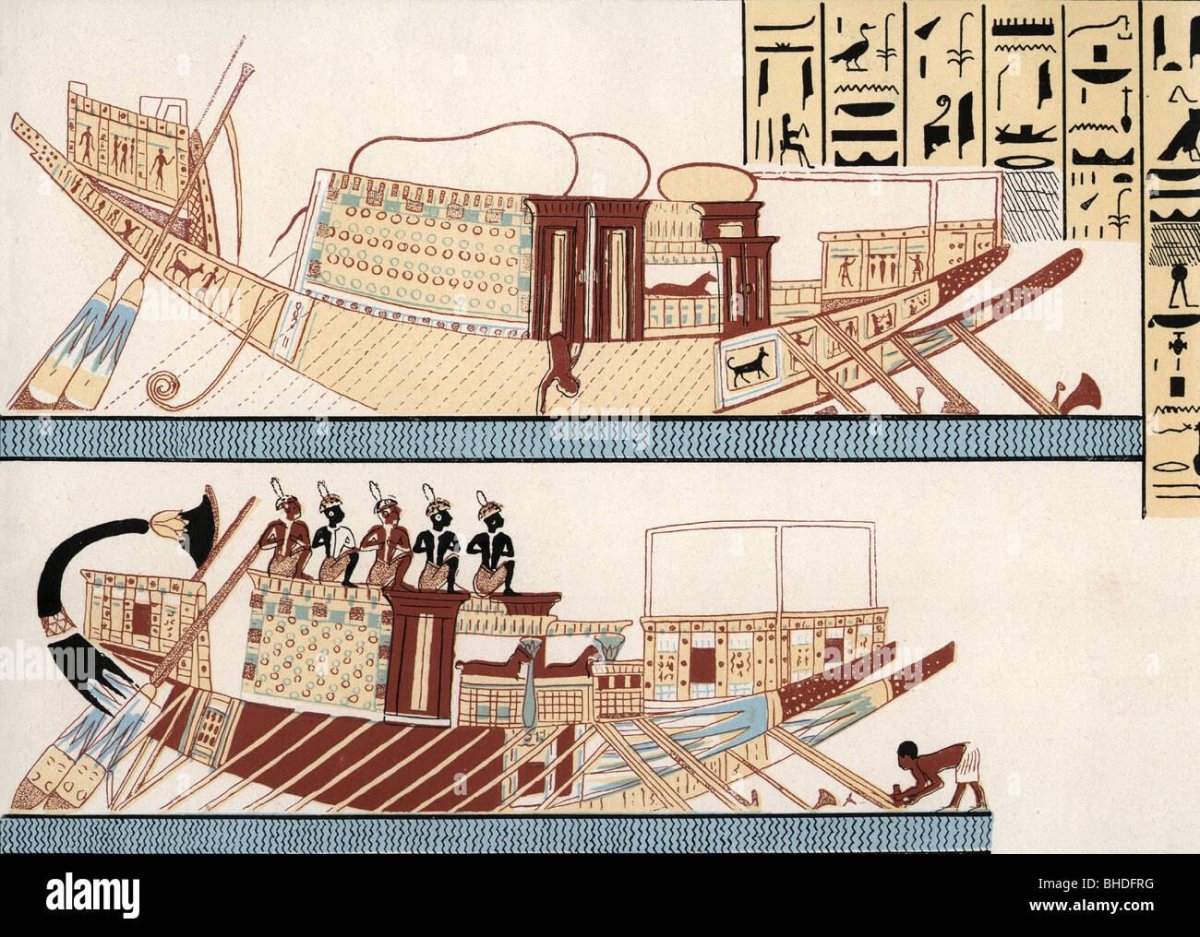 Древнеегипетские корабли