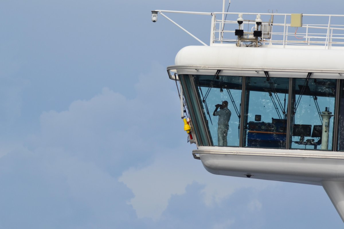 Капитанский мостик на корабле