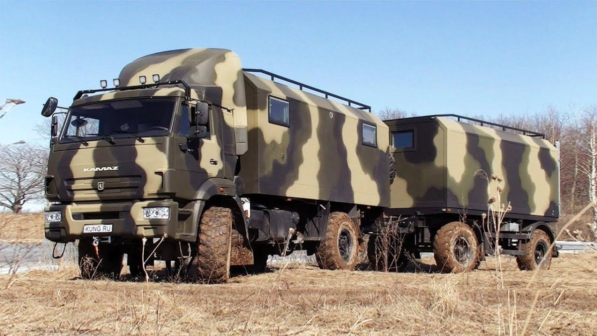 КАМАЗ 43118 кунг автодом