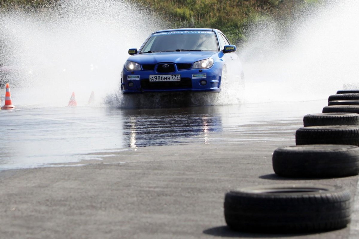 Аквапланирование шины