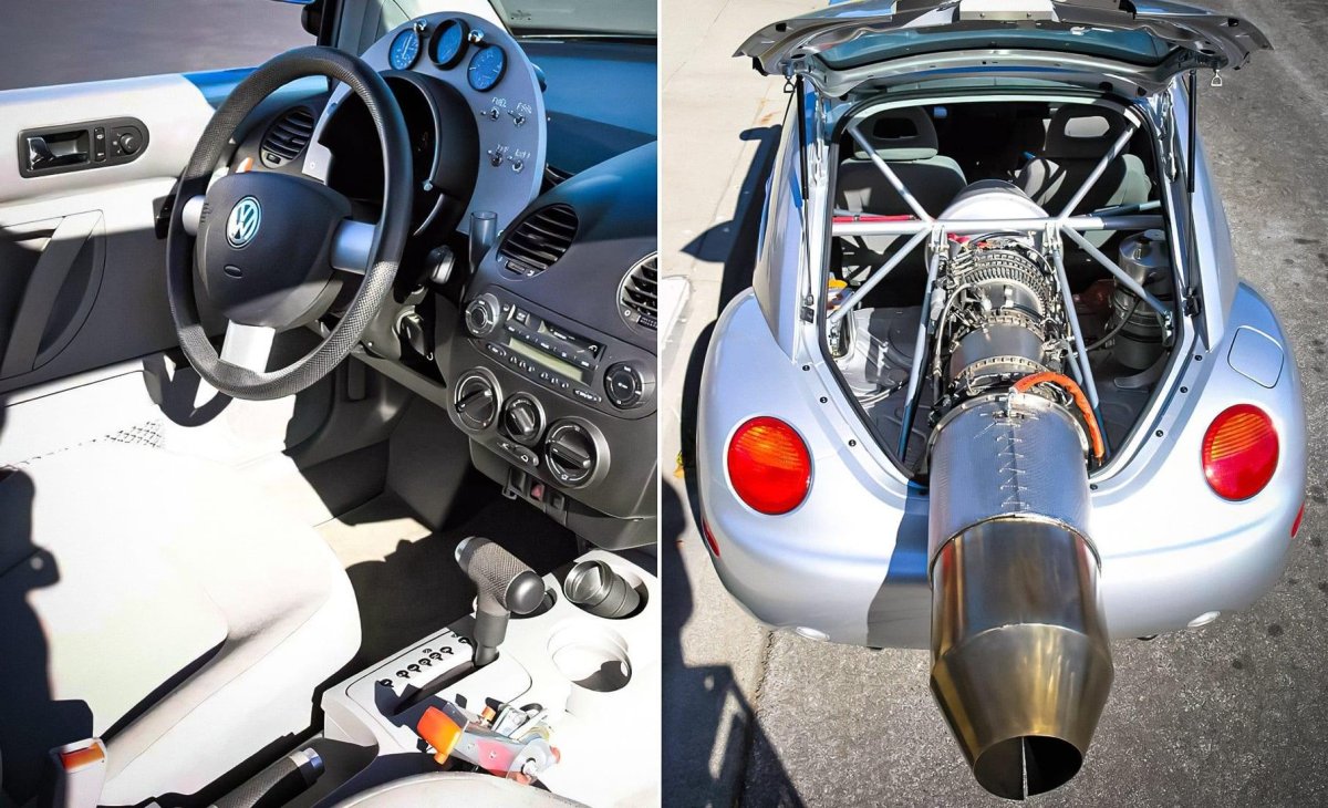 Фольксваген Битл с реактивным двигателем