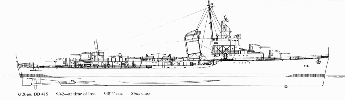 Эсминец Флетчер чертежи