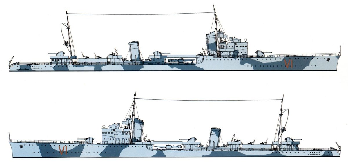 Эсминцы Италии второй мировой