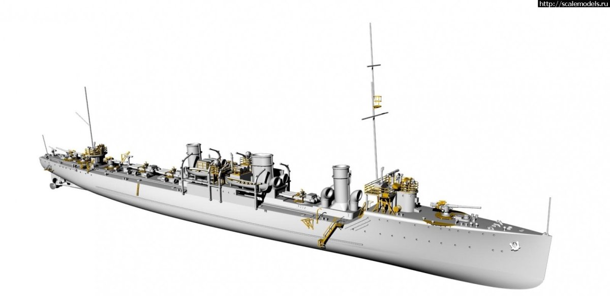Модель крейсера Рюрик 2