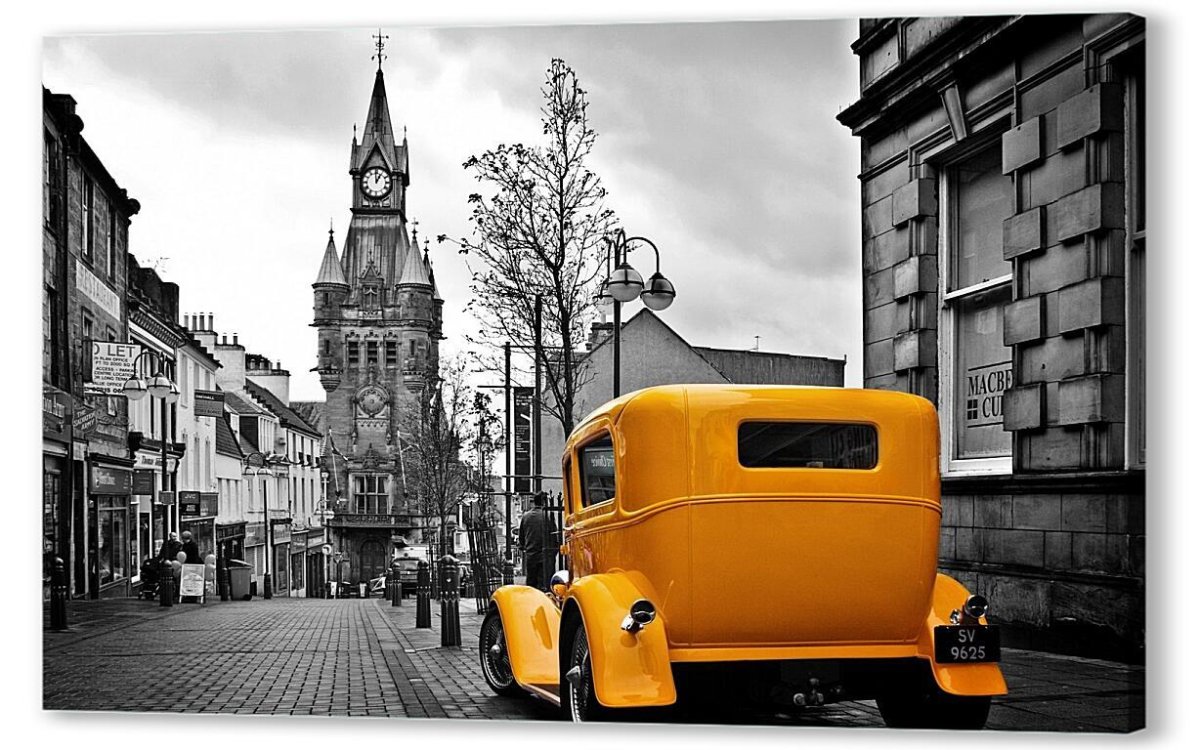 Такси в Лондоне ретро