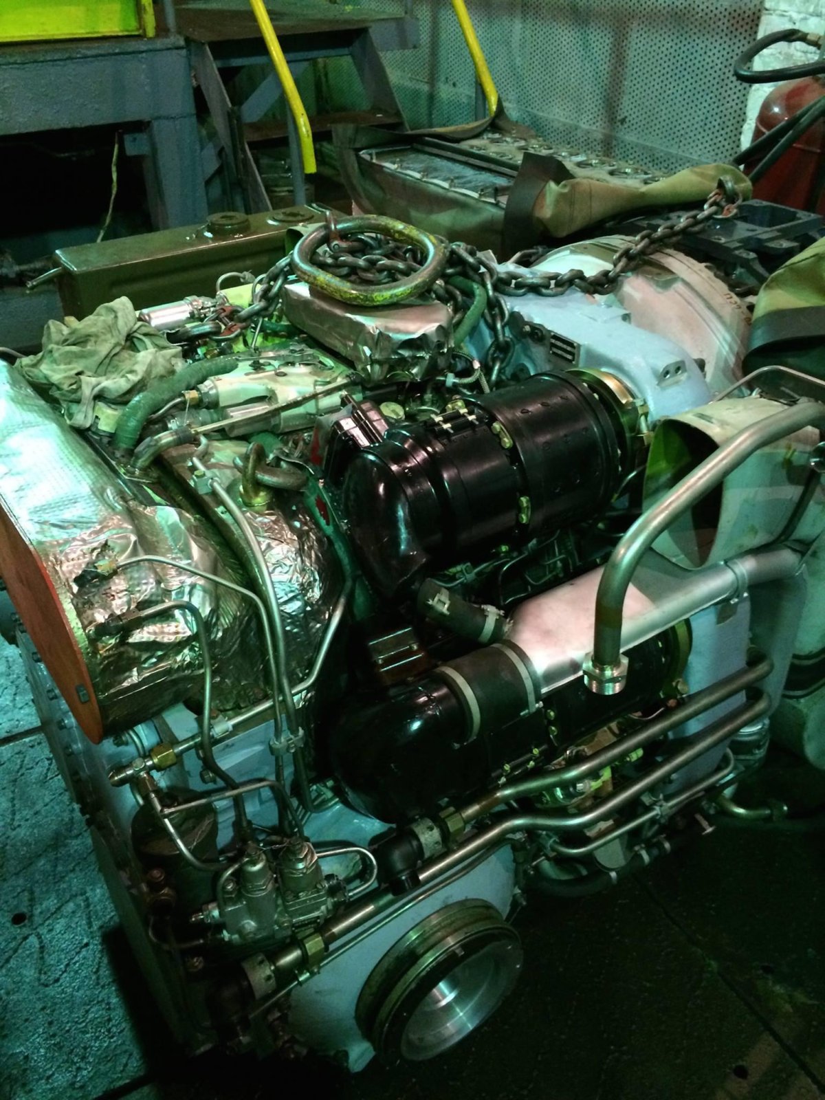 Двигатель танка т-80 ГТД