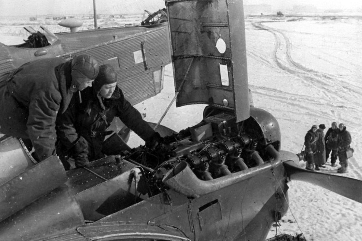 Кабина штурмана ТБ-3